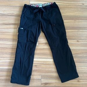 Koi Lindsey Black Scrub Pants L / Large Nursing Scubs